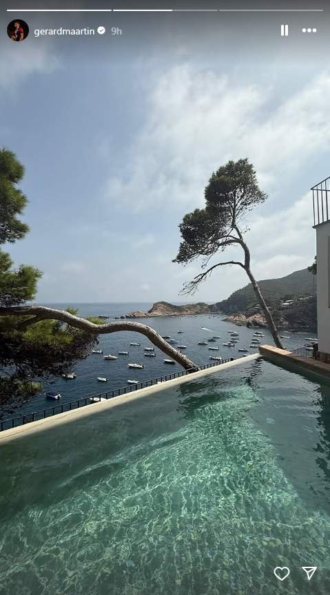 Gerard Martín en la Costa Brava / Instagram Gerard Martín en la Costa Brava / Instagram