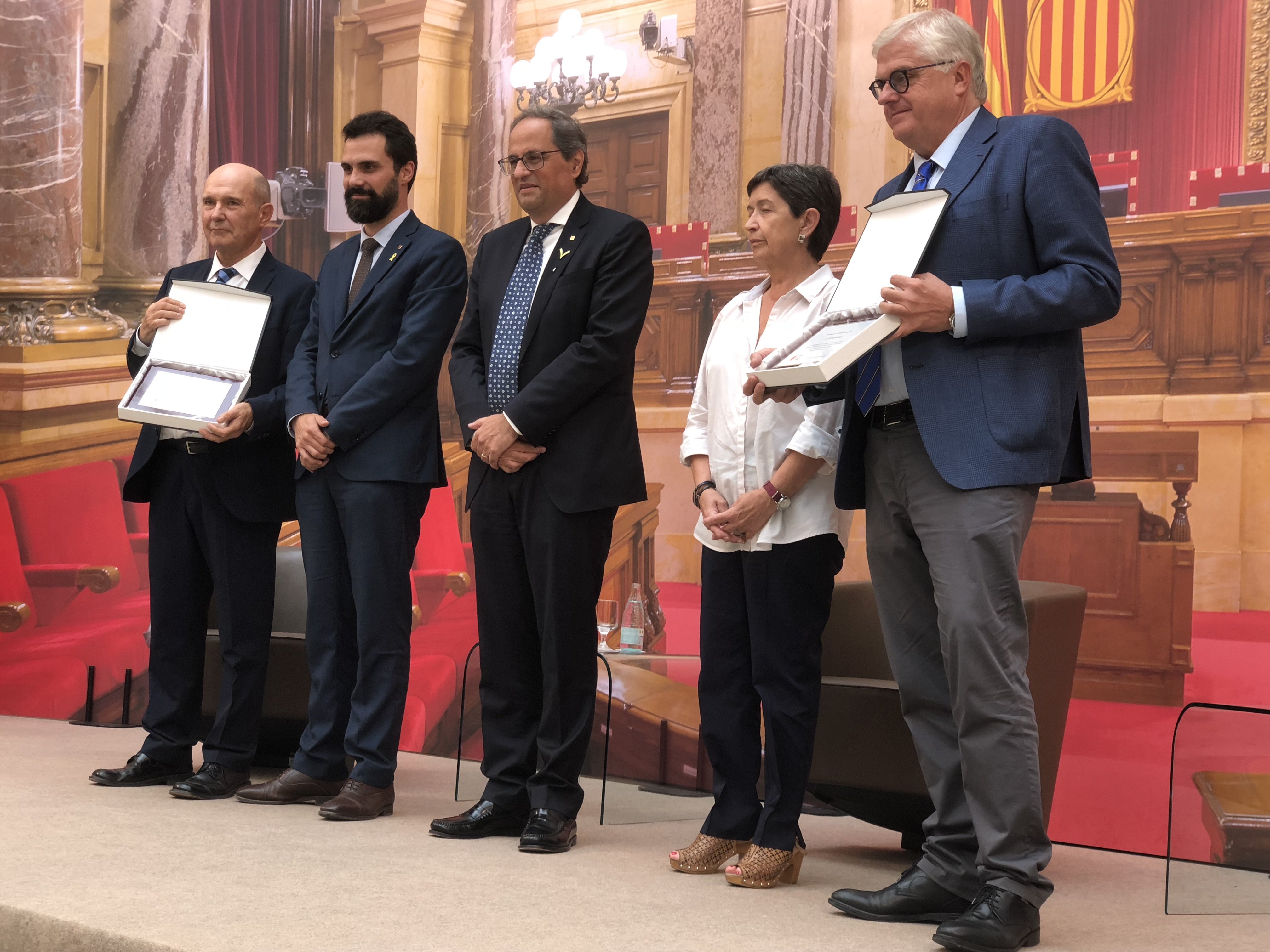 Torra avisa davant Cunillera que no accepten la suspensió dels diputats encausats per l'1-O