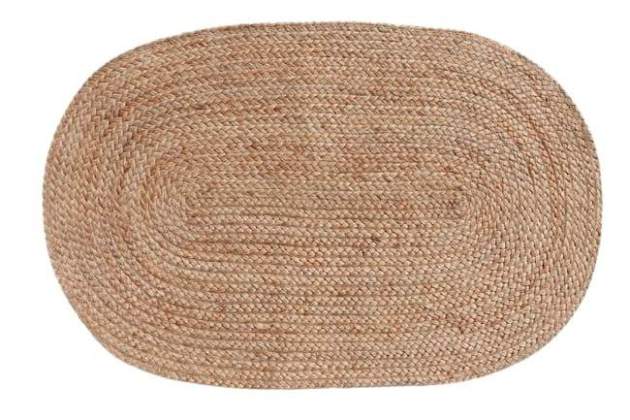 Alfombra pie de cama yute tejido plano INSPIRE Nils natural1 Alfombra pie de cama yute tejido plano INSPIRE Nils natural1