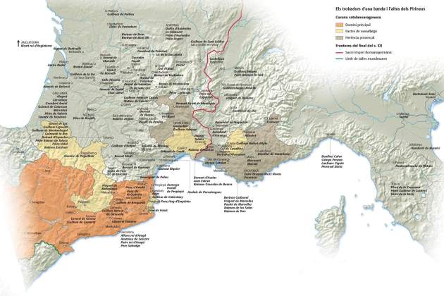 Mapa del proyecto catalano occitano. Fuente Enciclopedia Catalana Mapa del proyecto catalano occitano. Fuente Enciclopedia Catalana