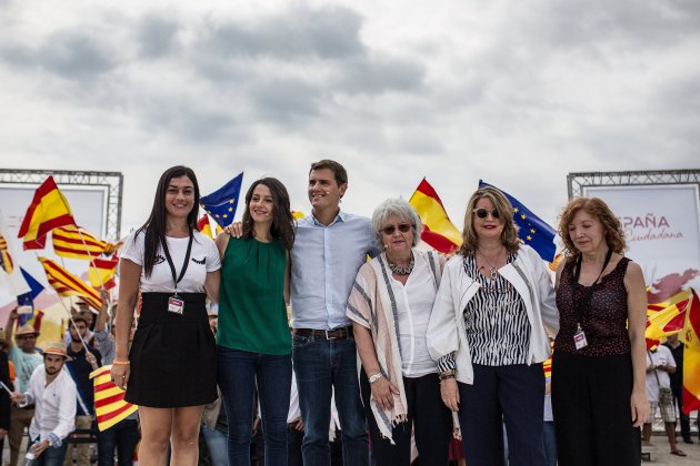 ines arrimadas albert ribera foto familia ciudadanos españa ciudadana (bona qualitat) - Carles Palacio