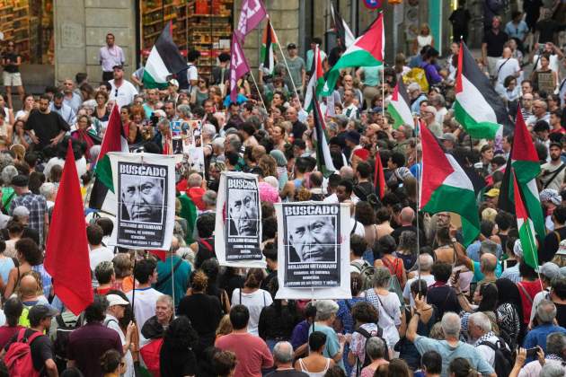 mani bcn propalestina Foto: Alejandro García / Efe mani bcn propalestina Foto: Alejandro García / Efe