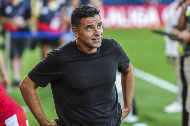 Míchel Girona en el partit contra Vila-real / Foto: Europa Press Míchel Girona en el partit contra Vila-real / Foto: Europa Press