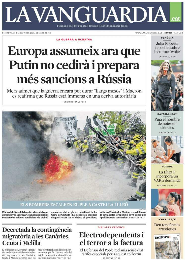 'La Vanguardia' 30 'La Vanguardia' 30