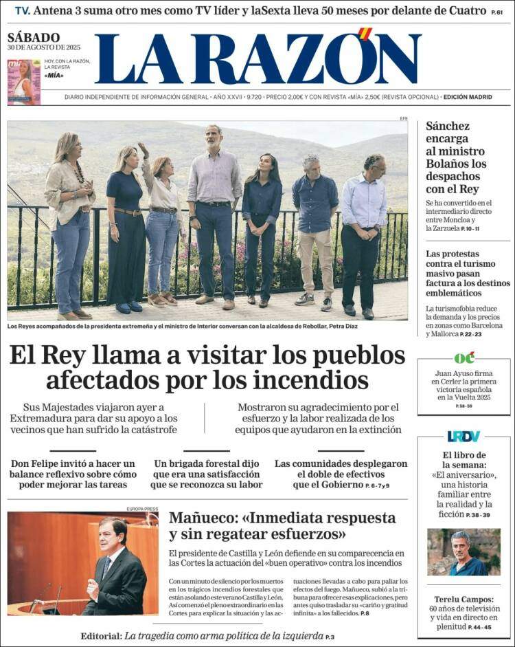 'La Razón' 30 'La Razón' 30