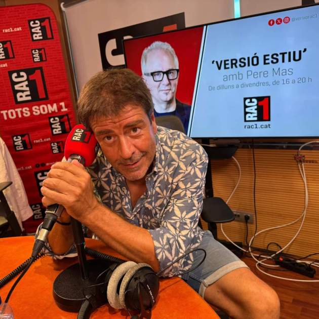Espartac Peran a Versión verano de RAC1 / Instagram Espartac Peran a Versión verano de RAC1 / Instagram