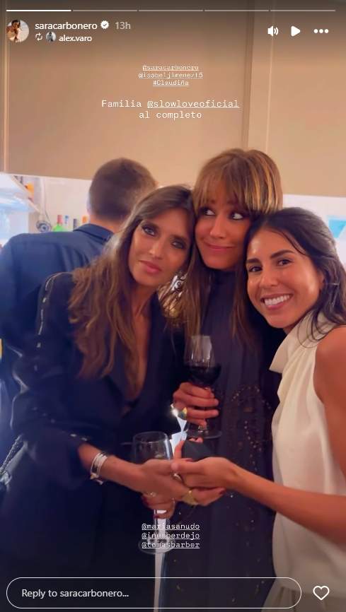 Isabel Jiménez i Sara Carbonero de copes / Instagram Isabel Jiménez i Sara Carbonero de copes / Instagram