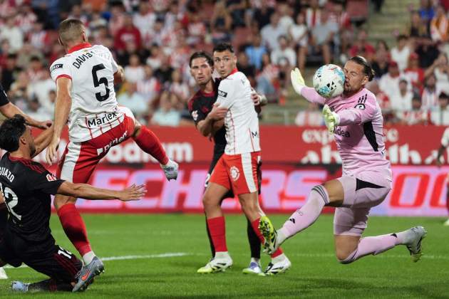 Aturada Nylan partit contra Girona / Foto: EFE Aturada Nylan partit contra Girona / Foto: EFE