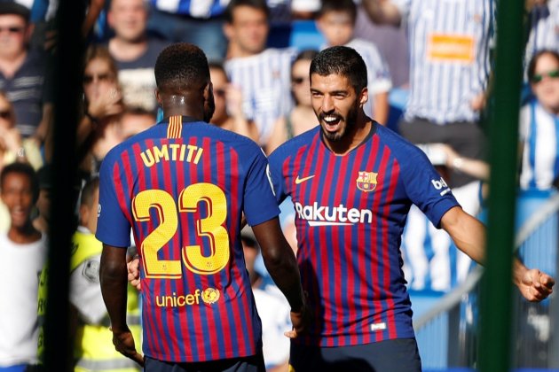 Suárez Umtiti Barça EFE