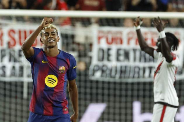 Lamine Yamal gol Rayo Vallecano / Foto: EFE Lamine Yamal gol Rayo Vallecano / Foto: EFE
