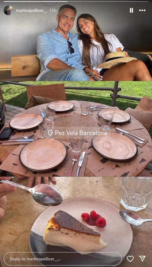 Martina y Ramon Pellicer en el Hotel Vela, Instagram