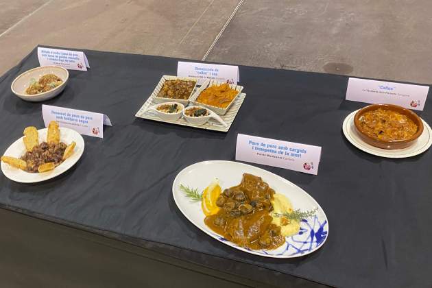 Plats semifinal Tarragona Lliga del Porc i la Forquilla Plats semifinal Tarragona Lliga del Porc i la Forquilla