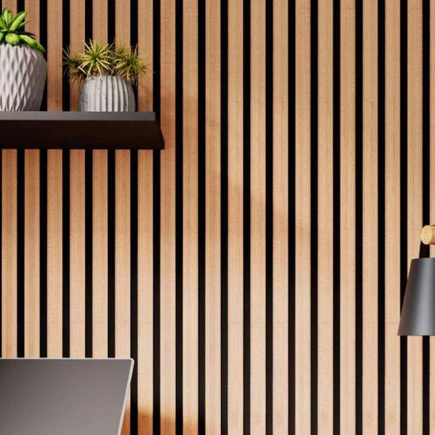 Revestiment de paret palillería efecte 3D MDF acústic ARTENS Inari Revestiment de paret palillería efecte 3D MDF acústic ARTENS Inari