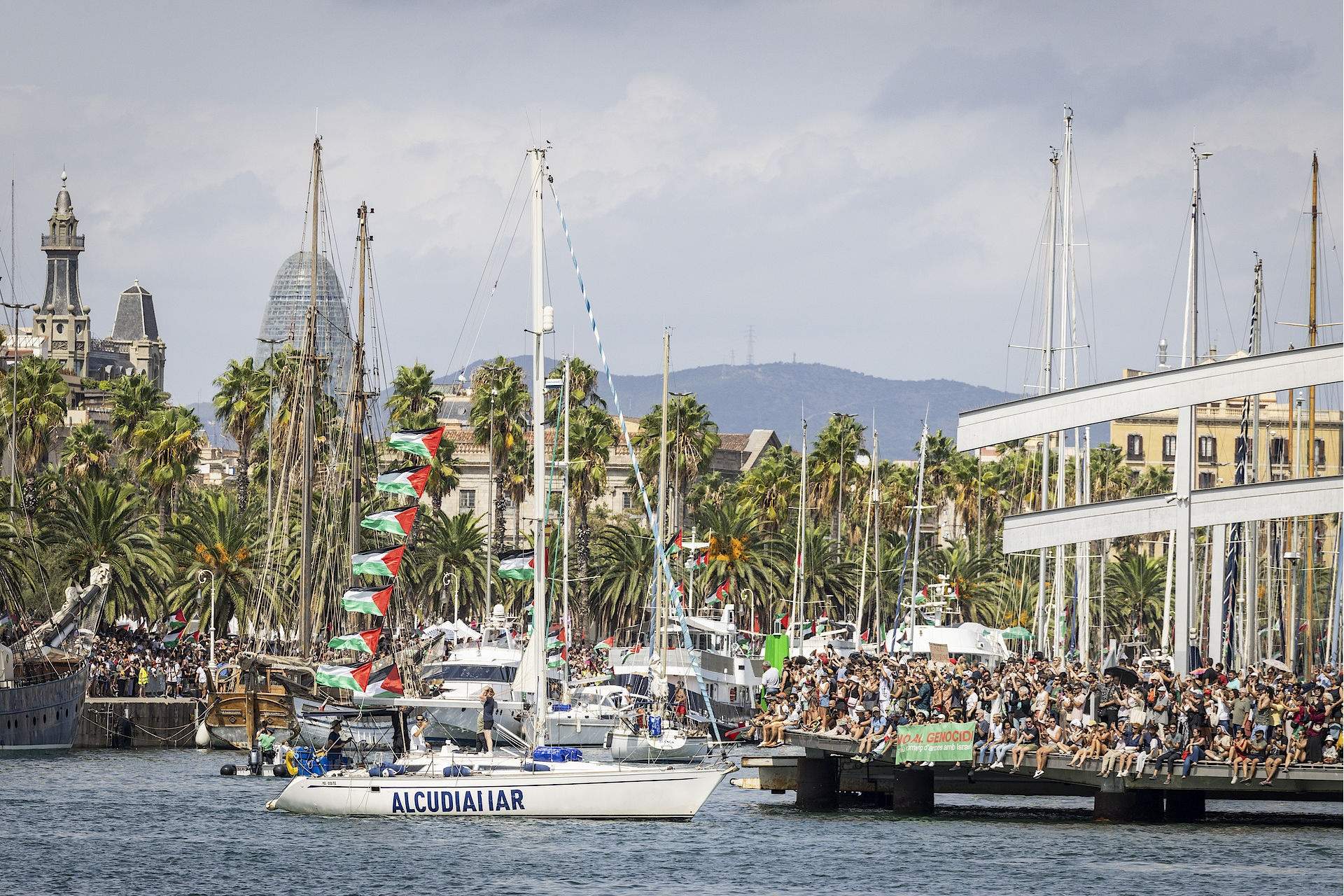 Sortida flotilla de Barcelona a Gaza / Carlos Baglietto Sortida flotilla de Barcelona a Gaza / Carlos Baglietto