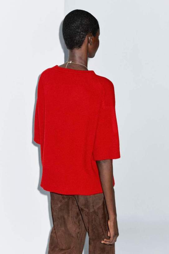 Jersey cuello redondo mezcla lana
