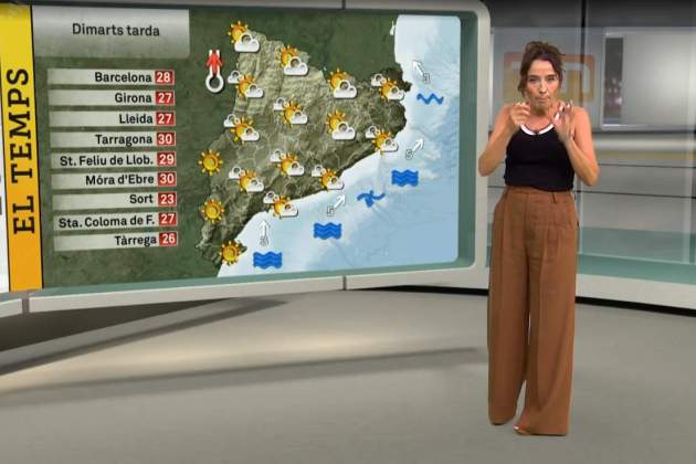 Gemma Puig, al 'TN Vespre' d'aquest dilluns TV3 Gemma Puig, al 'TN Vespre' d'aquest dilluns TV3