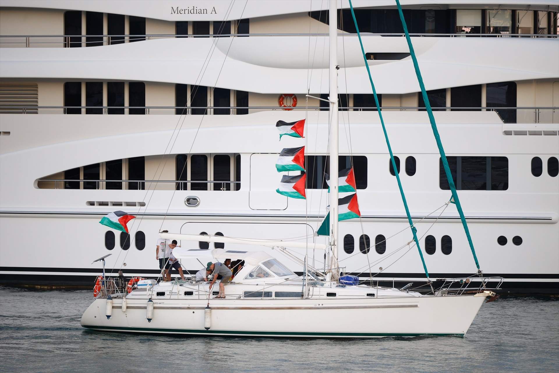 Barcos de la Flotilla hacen parada en las Balears por problemas técnicos