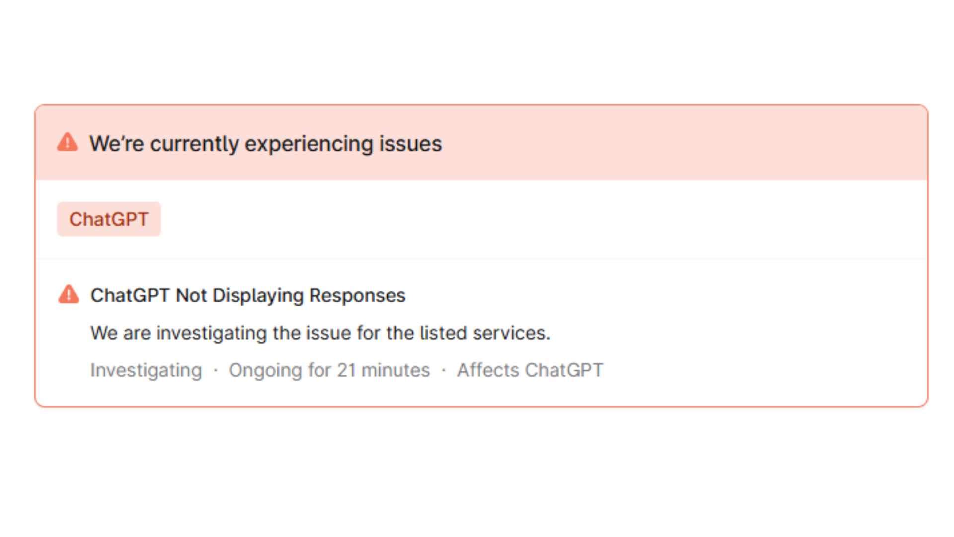 ChatGPT Open Ai Error ChatGPT Open Ai Error