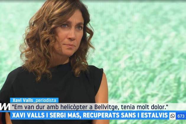 Helena Garcia Melero, compungida escuchando Xavi y Sergi TV3 Helena Garcia Melero, compungida escuchando Xavi y Sergi TV3
