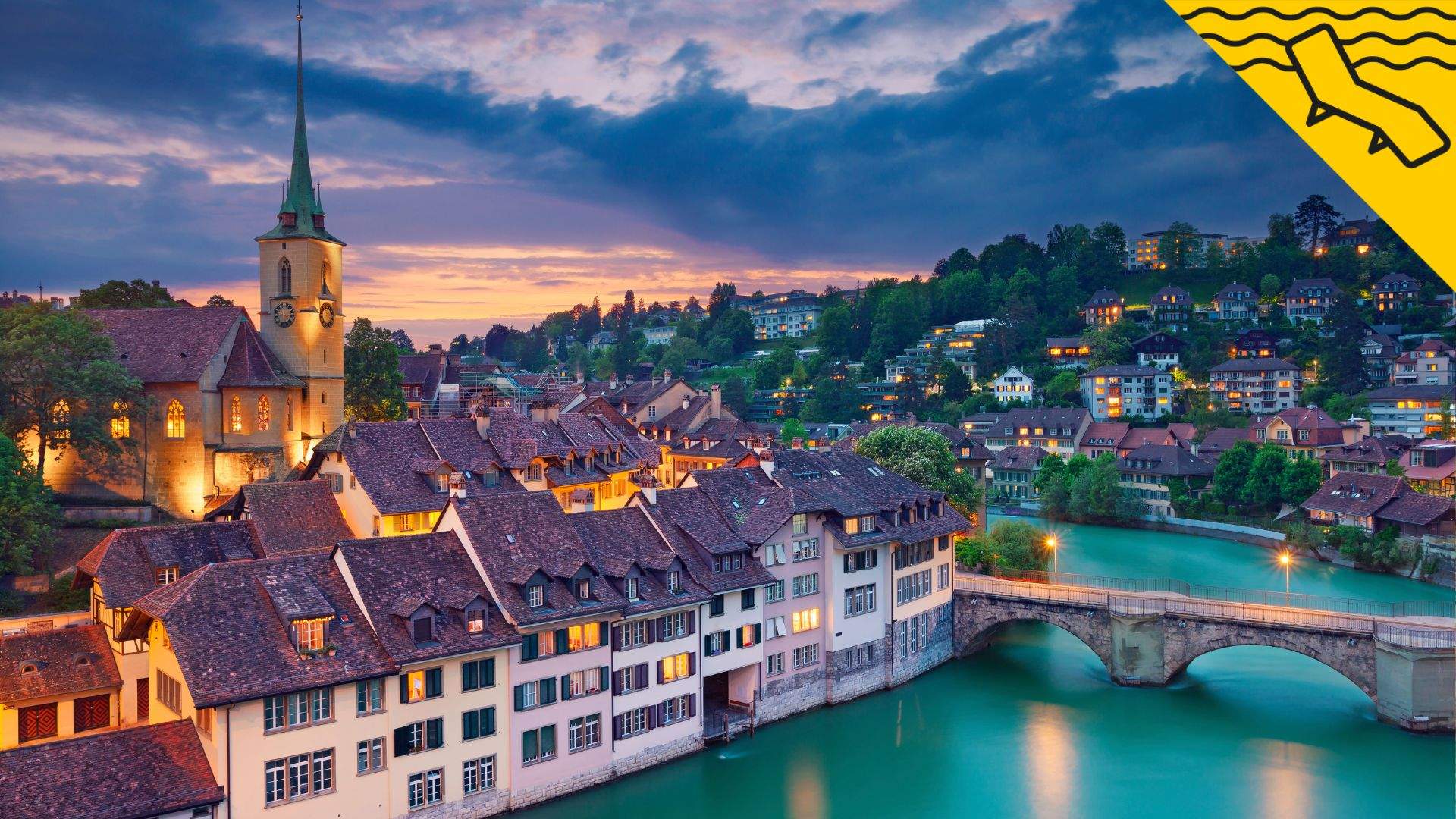 La curiosa forma de volver a casa después de trabajar en esta ciudad suiza: solo hay que ir río abajo