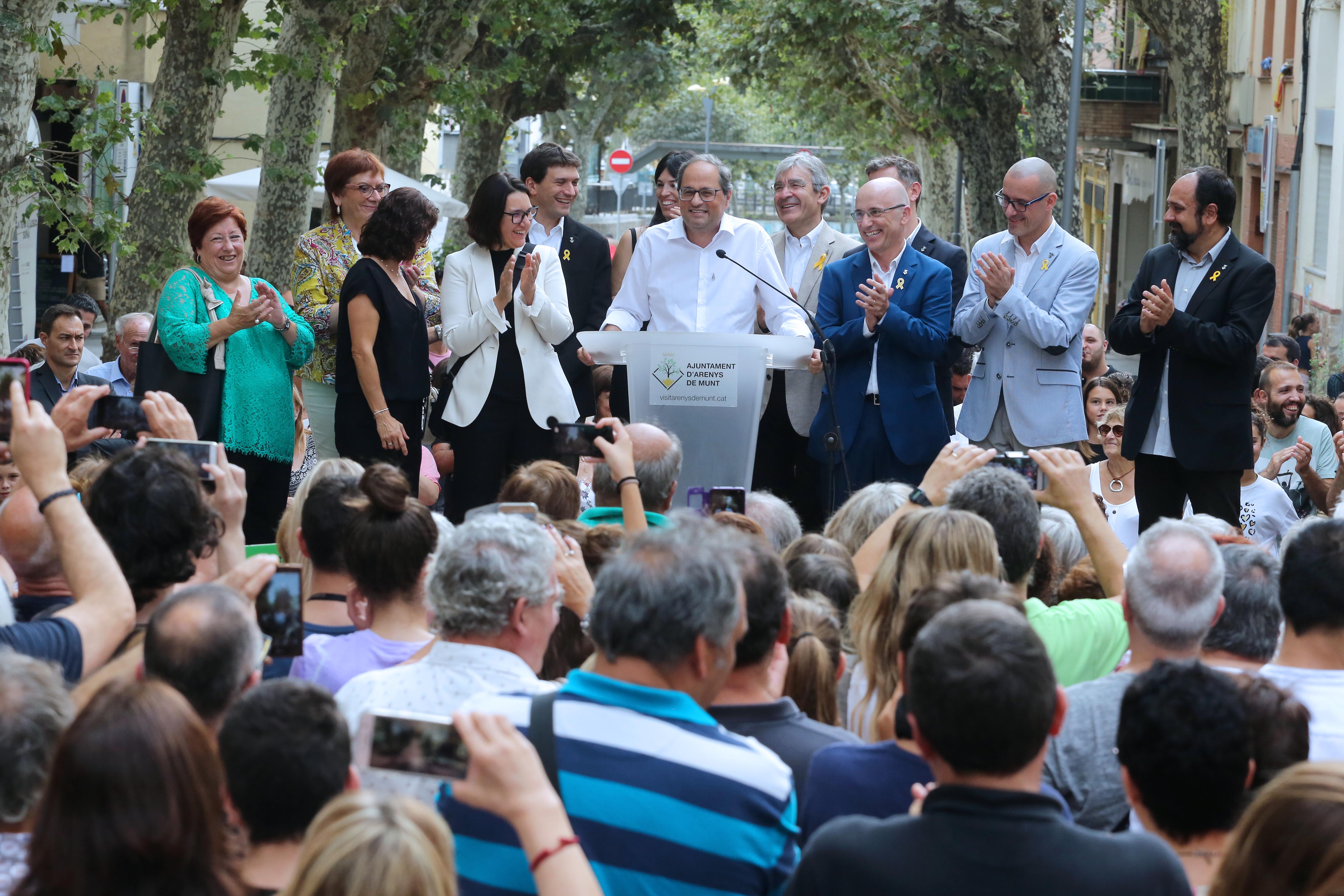 Torra: "Vamos donde más de un millón y medio catalanes se manifestaron por la República"