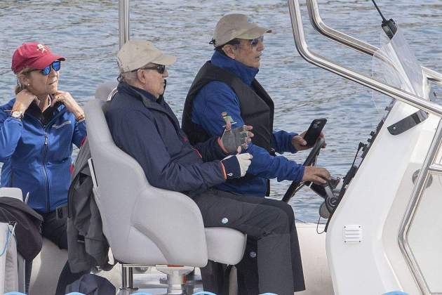 Juan Carlos y Elena regata Juan Carlos y Elena regata