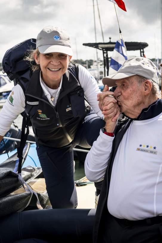 Juan Carlos|Joan Carles i Elena de regata