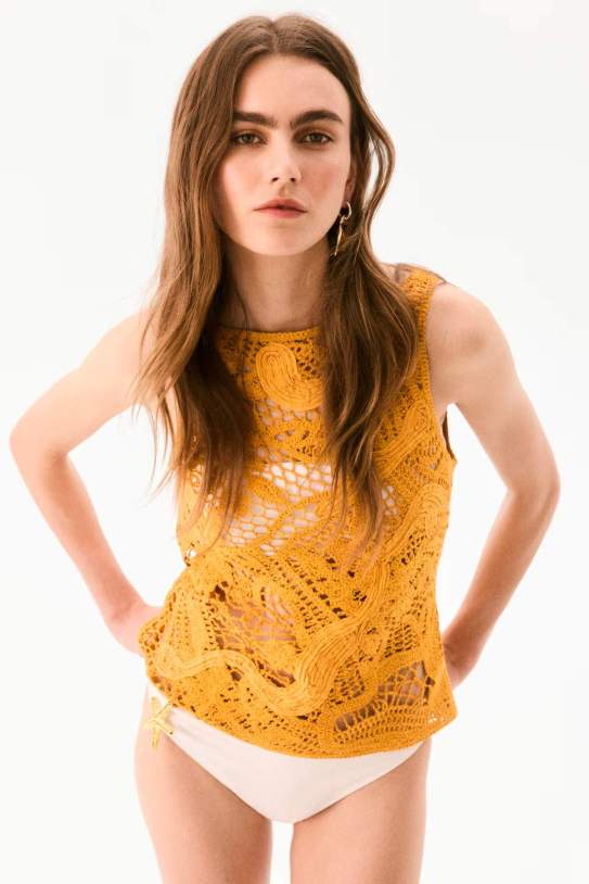Top sin mangas efecto crochet1 Top sin mangas efecto crochet1