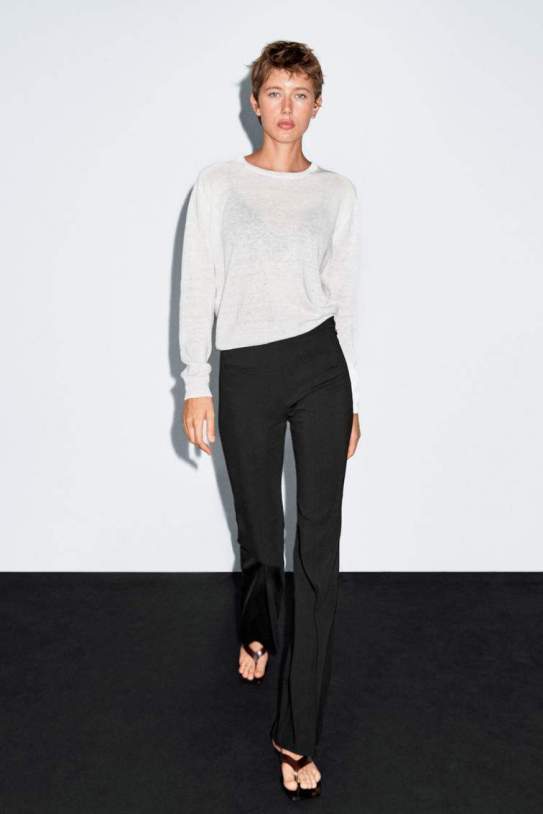 Pantalons butxaca flare fit1 Pantalons butxaca flare fit1