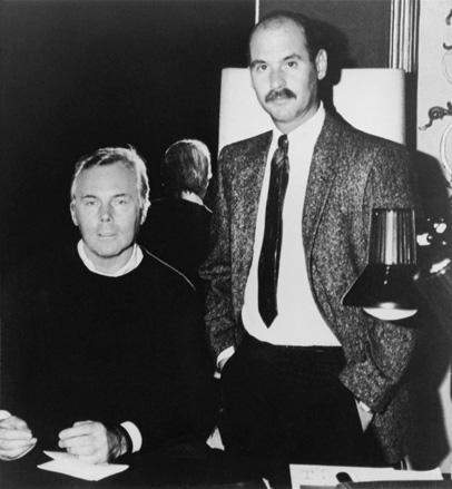 Giorgio Armani al costat de Sergio Galeotti X Giorgio Armani al costat de Sergio Galeotti X