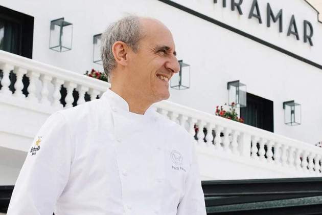 Paco Pérez al 'Miramar' de Llançà Paco Pérez al 'Miramar' de Llançà