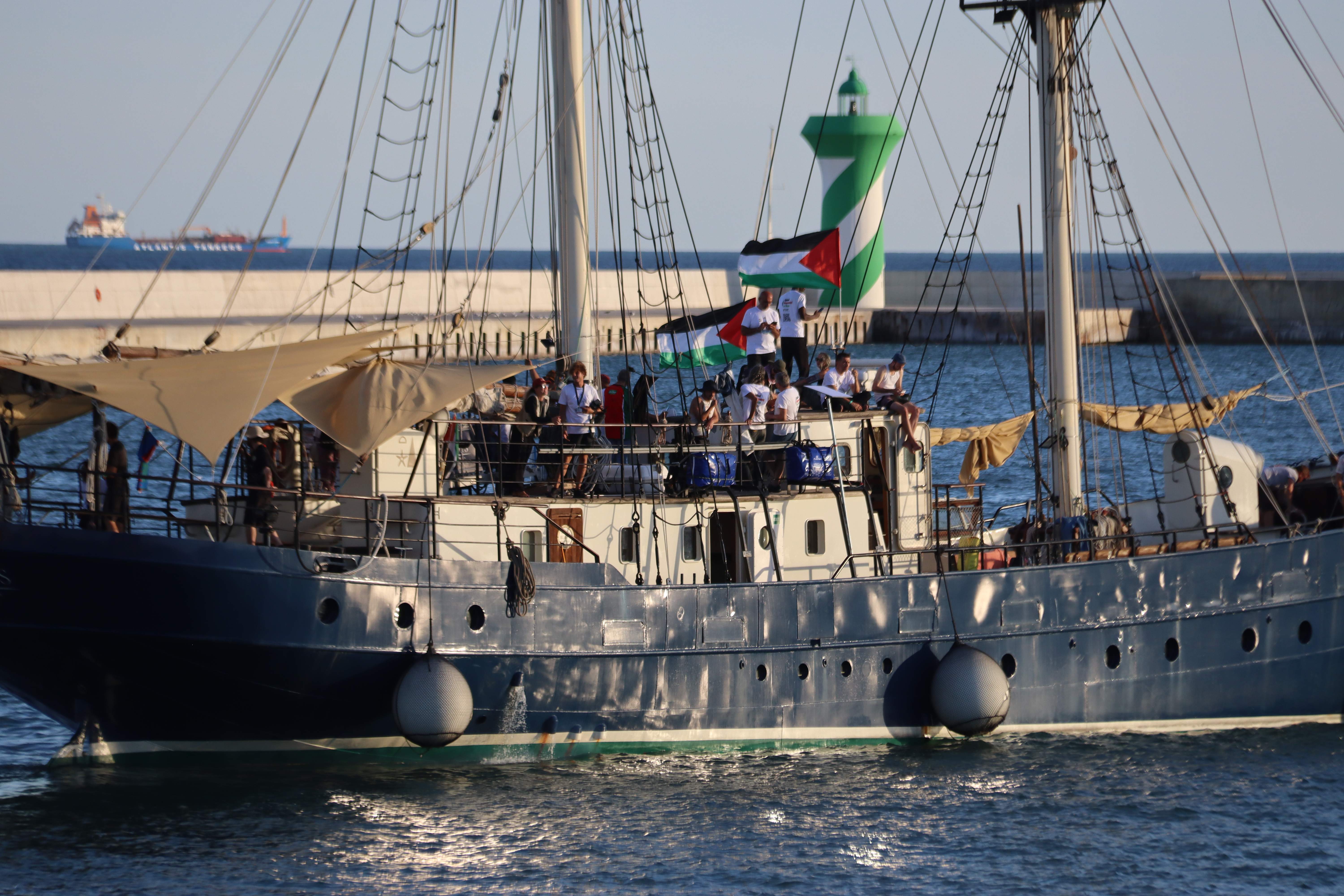 La Flotilla zarpa de nuevo hacia Gaza una vez resueltos los problemas mecánicos