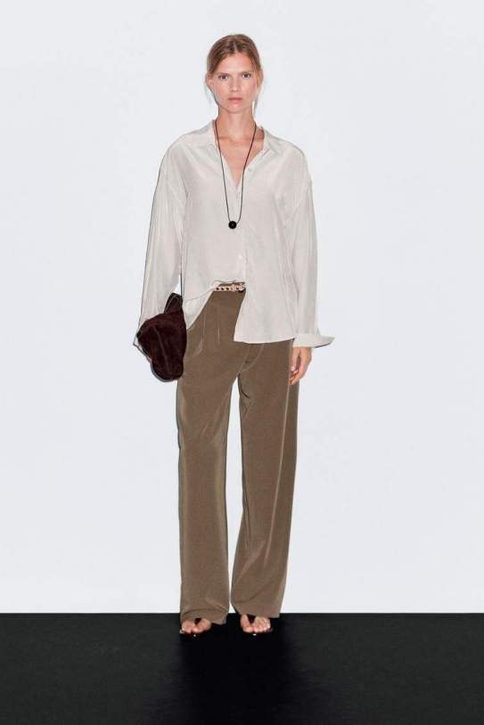 Pantalons fluid wide leg pinzas1 Pantalons fluid wide leg pinzas1