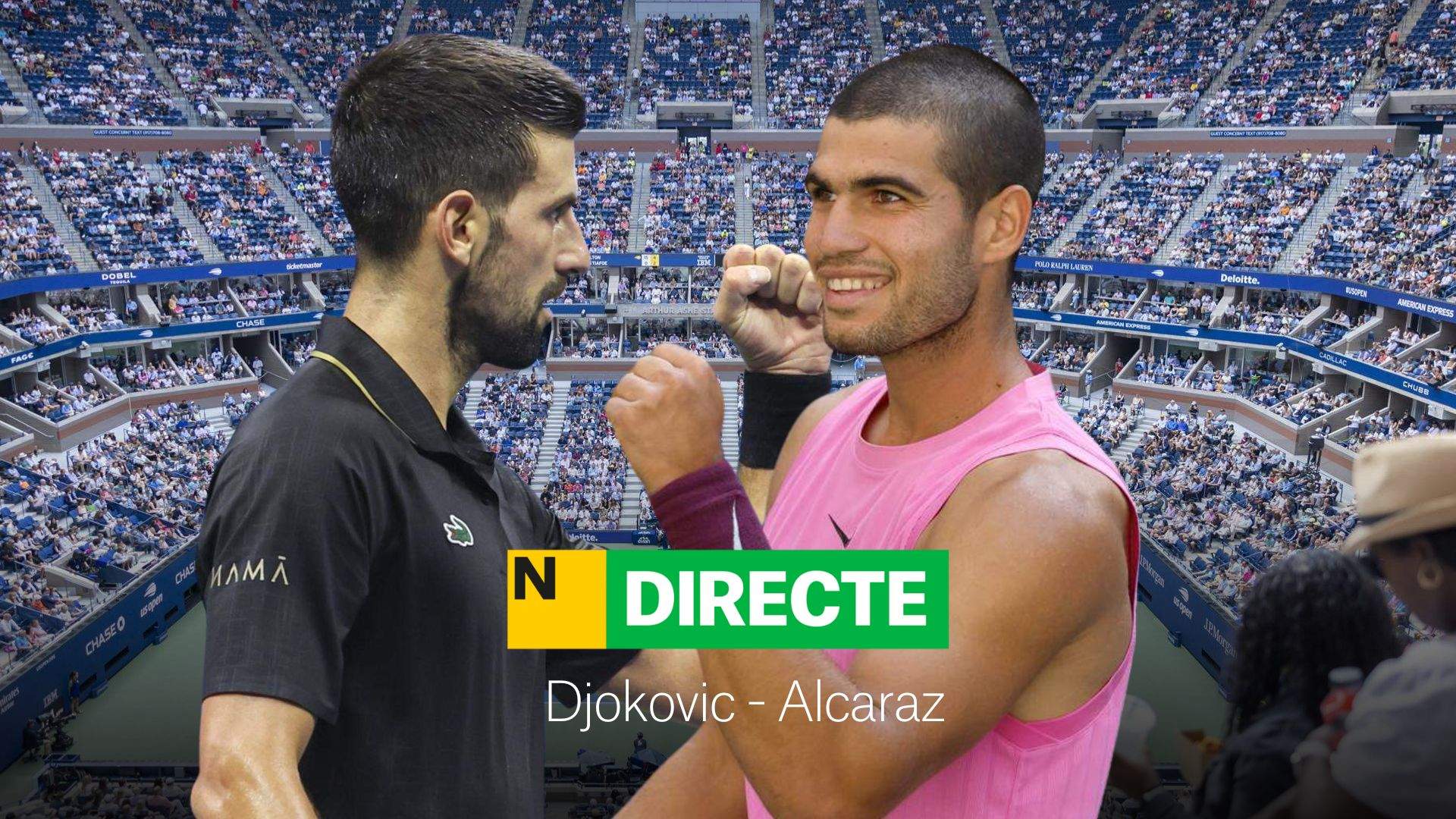 Djokovic - Alcaraz, semifinales del US Open, DIRECTO | Duelo generacional en Nueva York