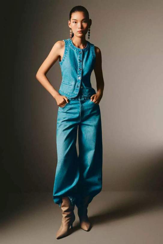 Jeans súper wide leg cintura trenzada1 Jeans súper wide leg cintura trenzada1