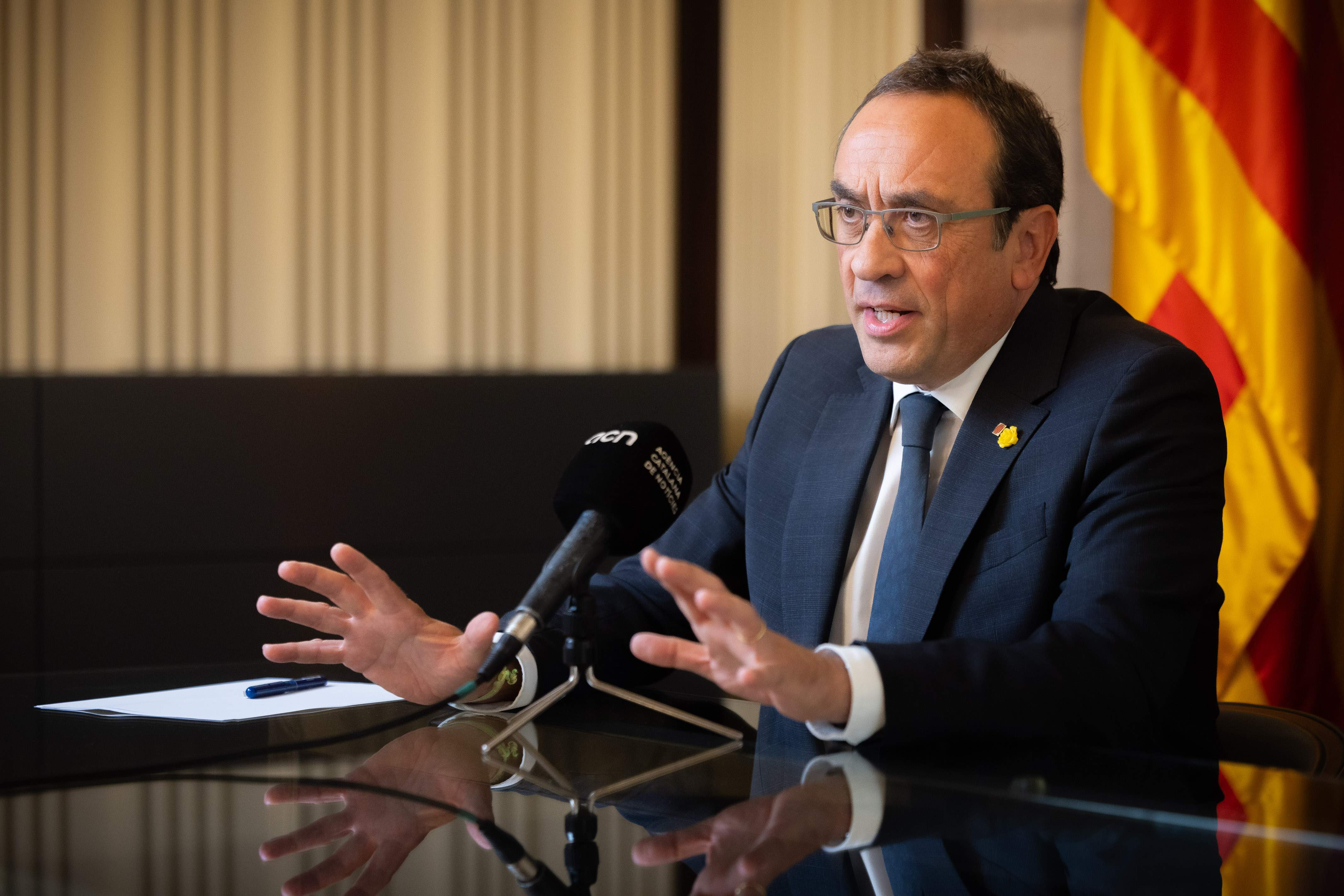 Josep Rull admet que el Parlament legisla molt poc i “l’autogovern de Catalunya s’ha anat empetitint”