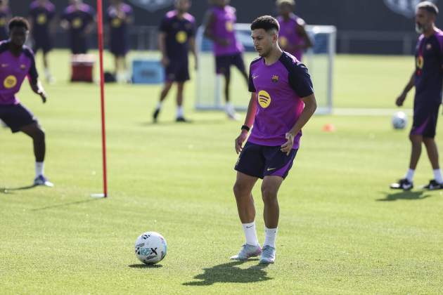 Roony Bardghji entrenament Barça Europa Press Roony Bardghji entrenament Barça Europa Press