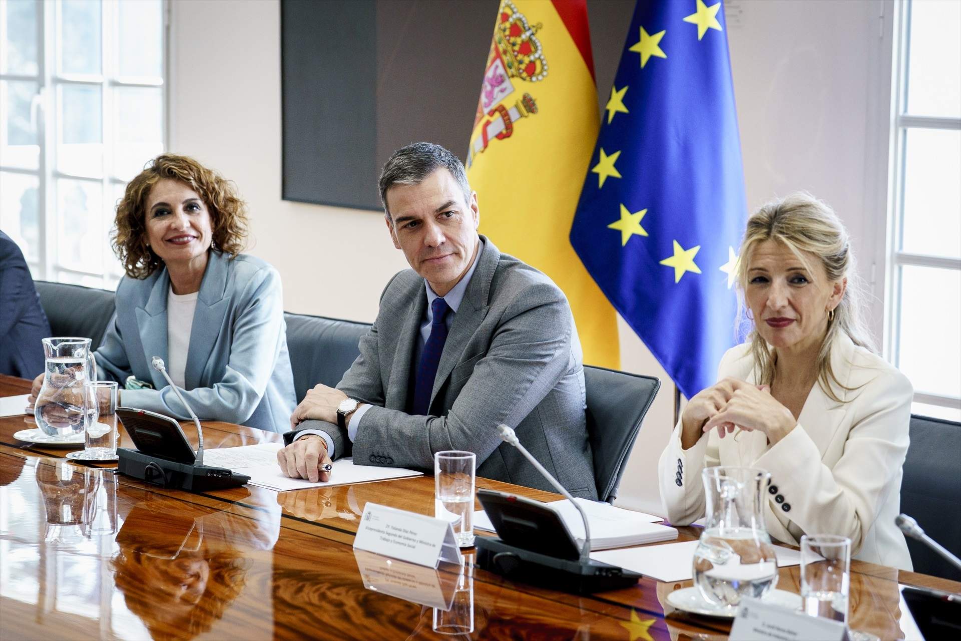 Pedro Sánchez i Yolanda Díaz / Europa Press