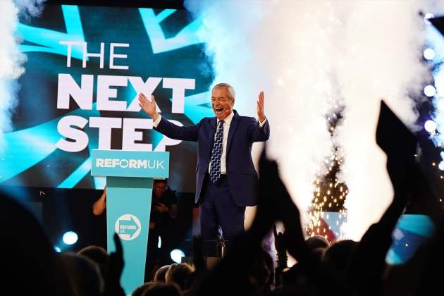 Nigel Farage durante el congreso de Reform UK / Europa Press Nigel Farage durante el congreso de Reform UK / Europa Press
