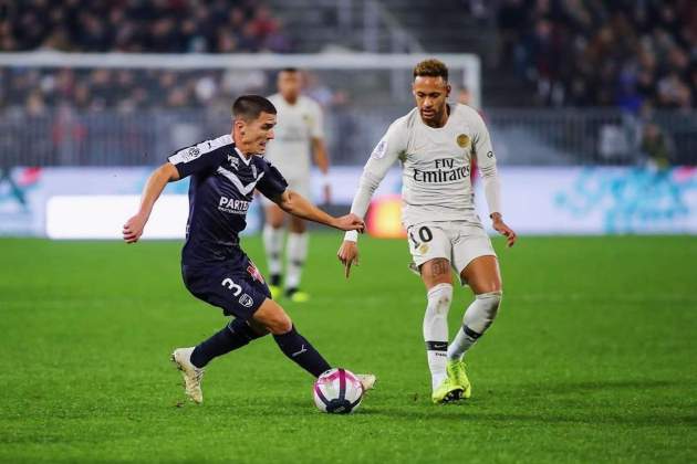 Sergi Palencia Neymar Girondins de Burdeus PSG @sergipalencia Sergi Palencia Neymar Girondins de Burdeus PSG @sergipalencia