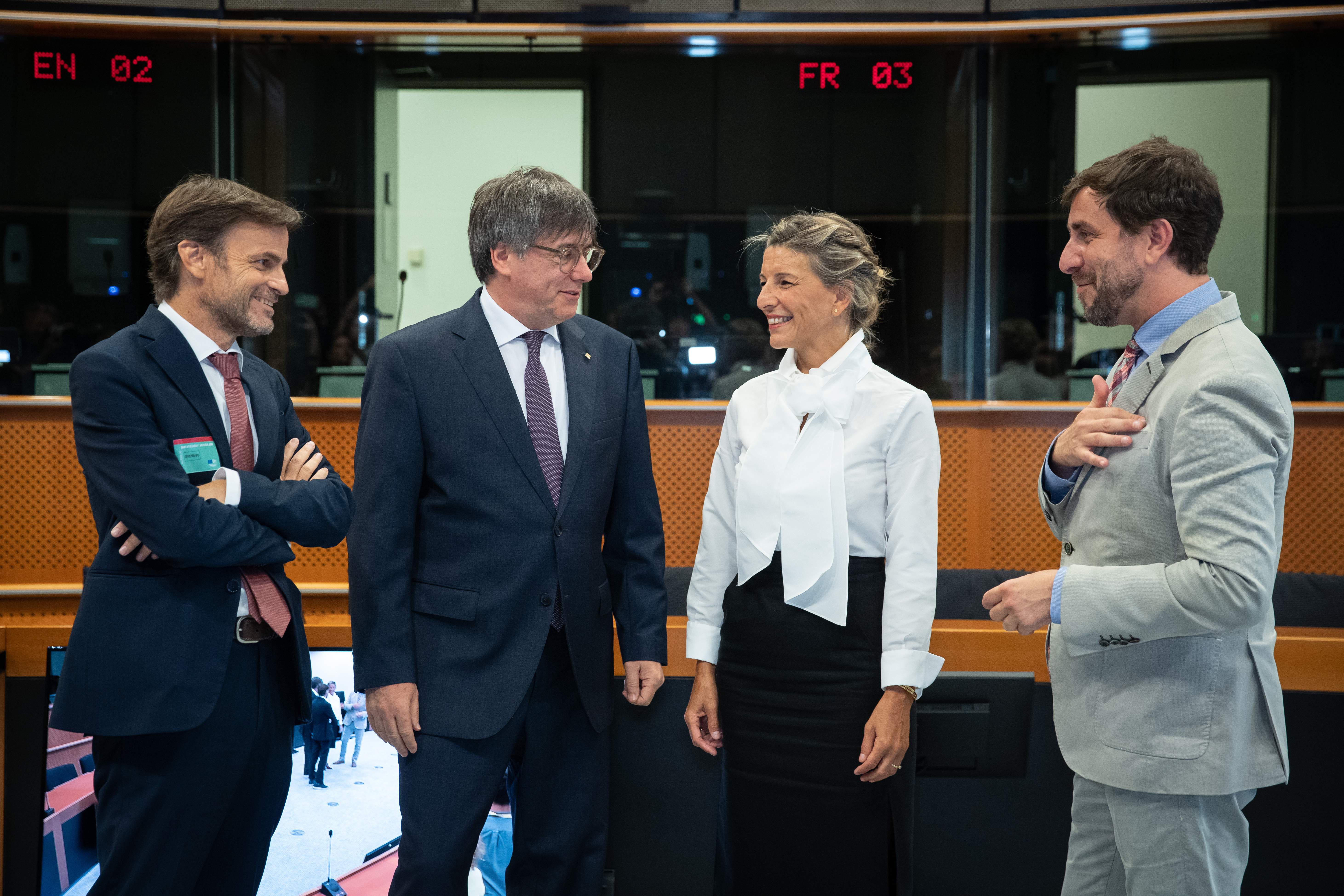 Yolanda Díaz admet que negocia amb Puigdemont per intentar tirar endavant la reducció de la jornada laboral