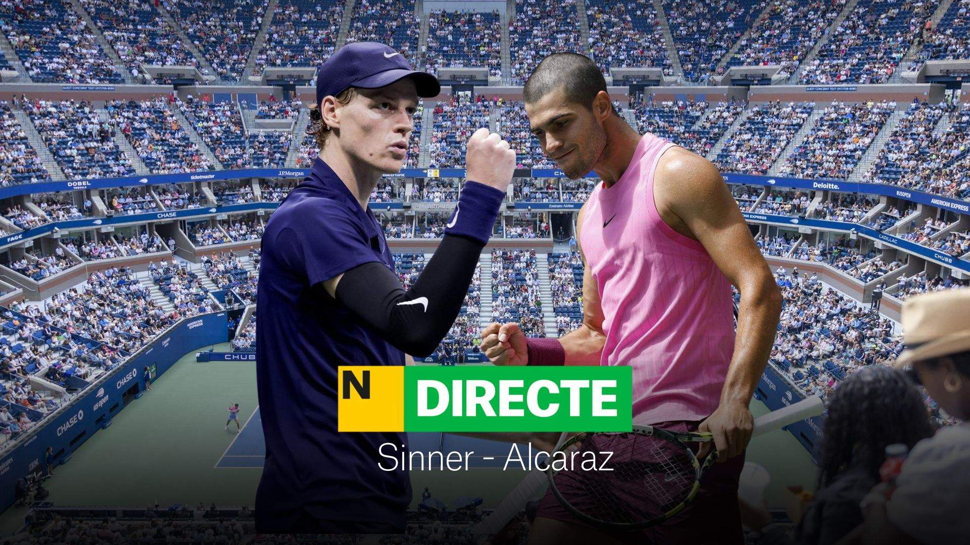 Sinner - Alcaraz, DIRECTO | Final del US Open 2025 de hoy: resultado y última hora