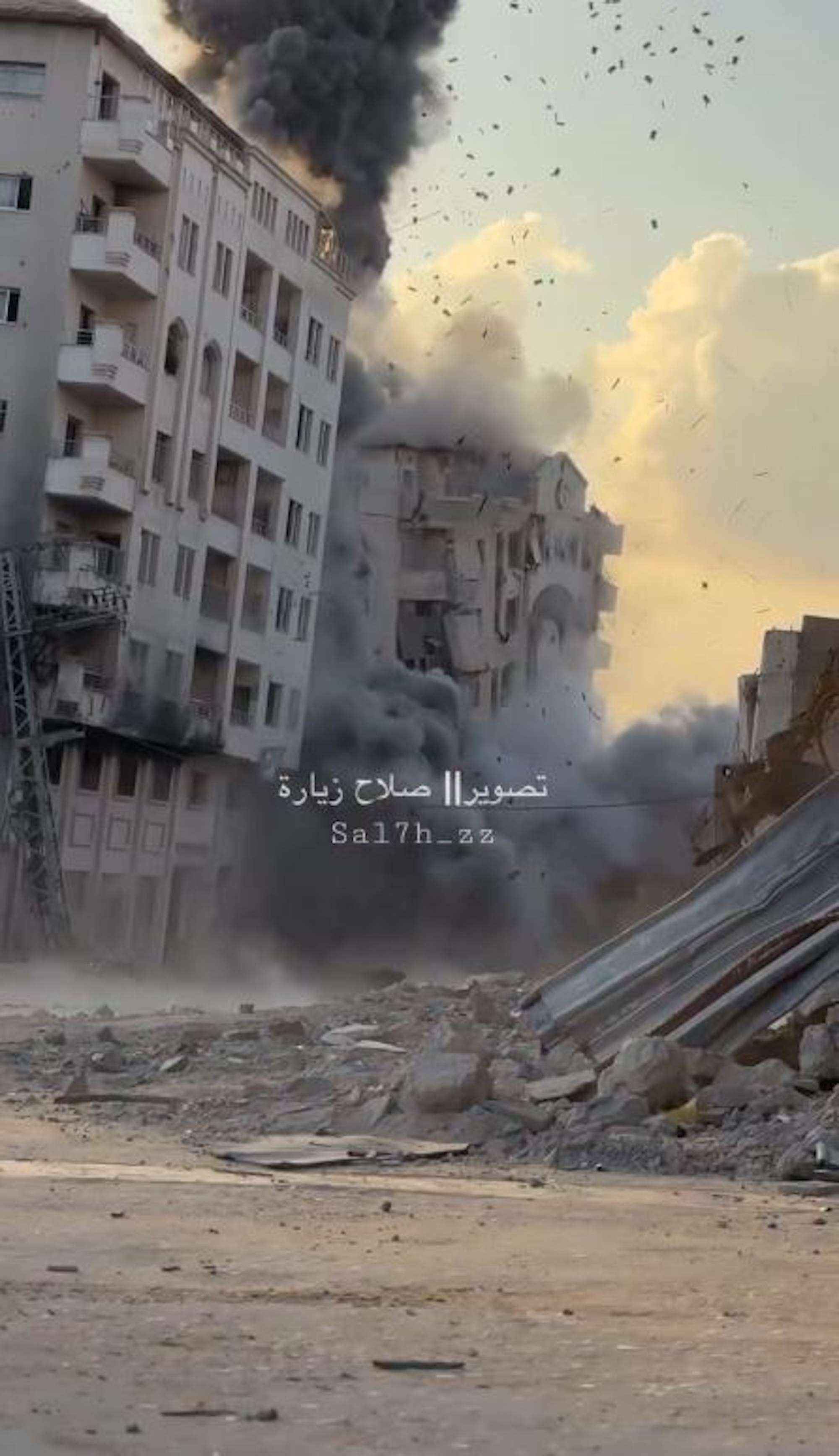 Israel destrueix un altre alt edifici de Ciutat de Gaza, el tercer en tres dies | VÍDEO