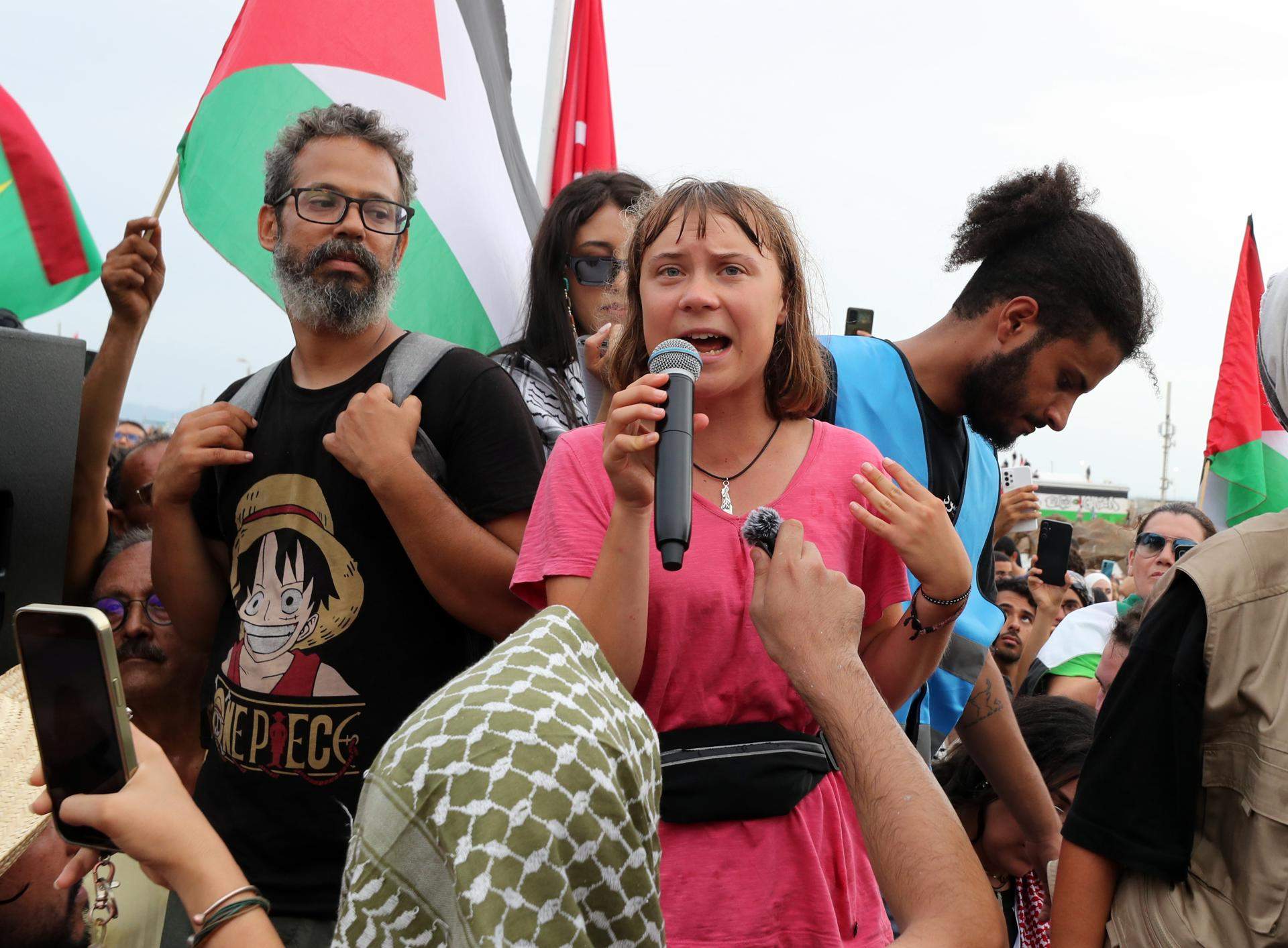 La Flotilla ya está en Túnez para hacer escala antes de reanudar el rumbo a Gaza