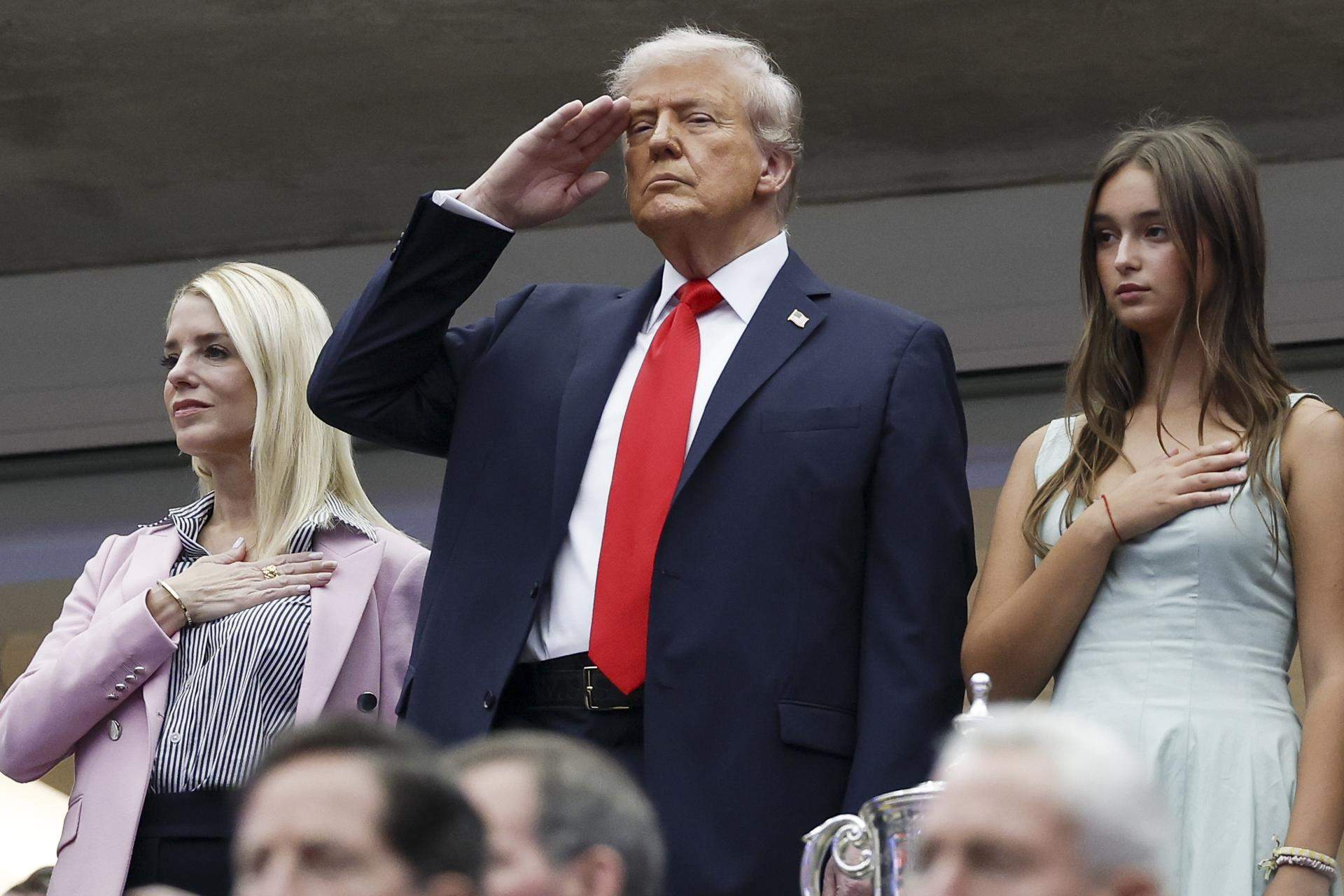 Donald Trump, fuertemente abucheado en su llegada a la final del US Open