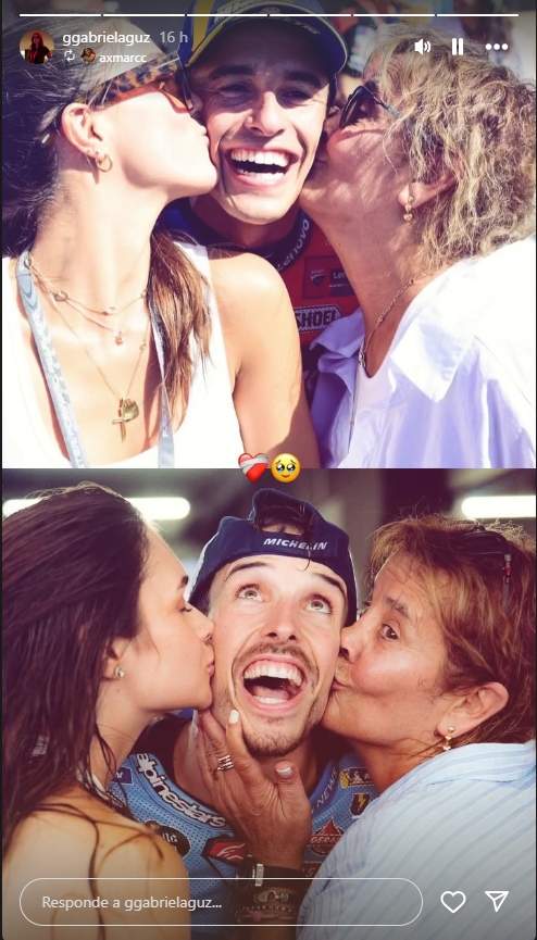 Roser Alentà con Marc Márquez y Àlex Márquez Instagram Roser Alentà con Marc Márquez y Àlex Márquez Instagram