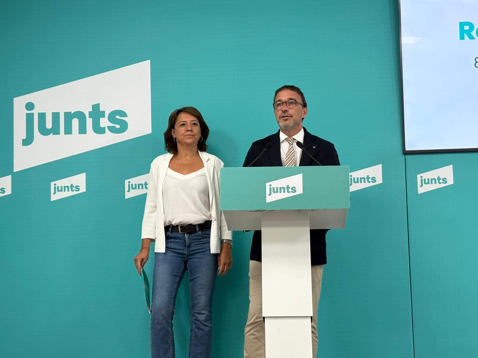 Junts llama a movilizarse por la Diada para hacer frente a la "involución cultural, nacional y democrática"