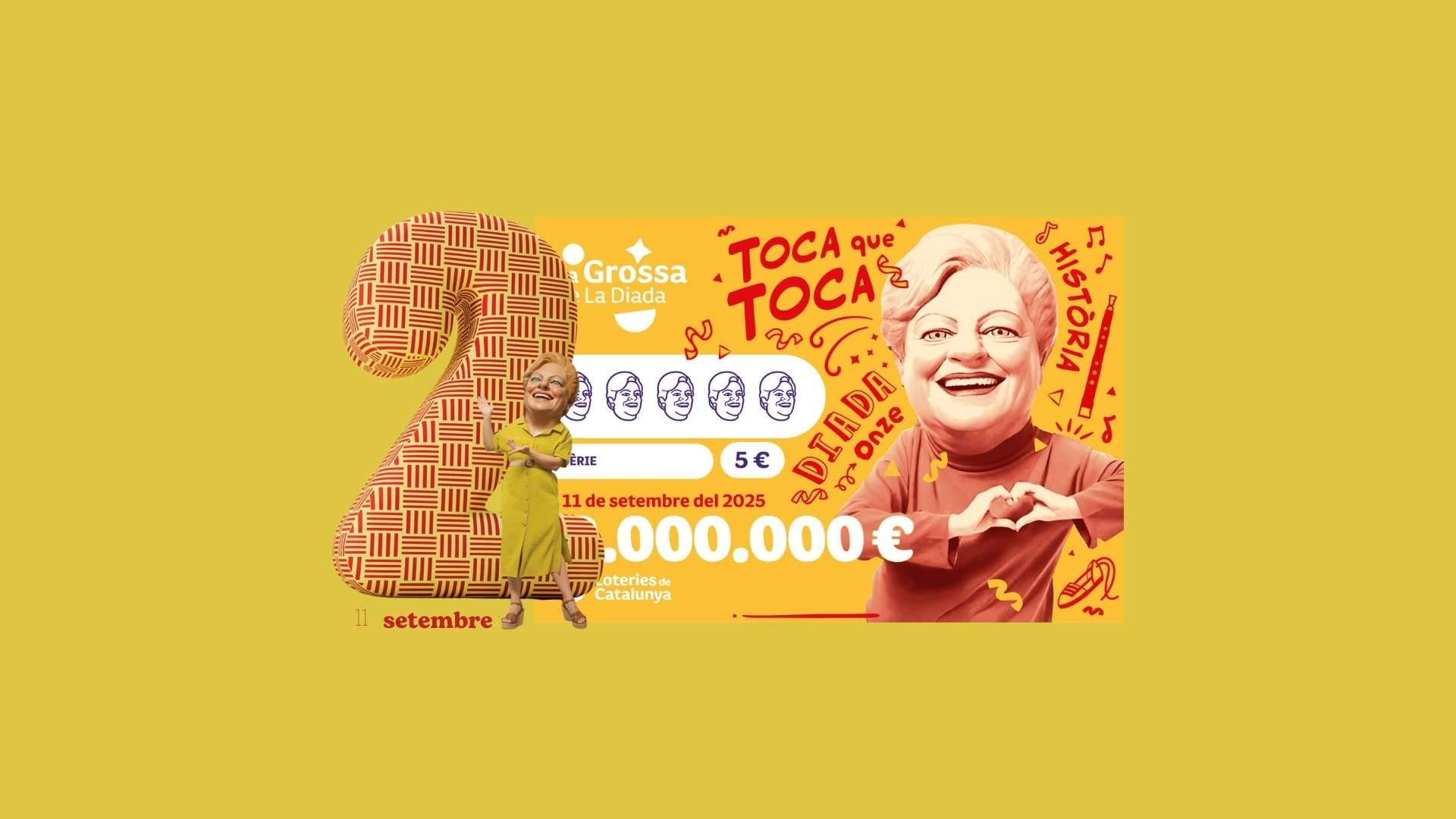 La Grossa de La Diada 2025: día, horario y premios del sorteo del 11 de septiembre