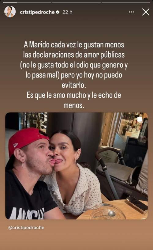 Cristina Pedroche confessa la relació de Dabiz Muñoz amb les xarxes / Instagram Cristina Pedroche confessa la relació de Dabiz Muñoz amb les xarxes / Instagram