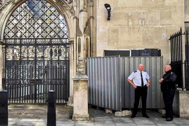 Pintura Banksy Londres, repressio judicial, censurada / Efe